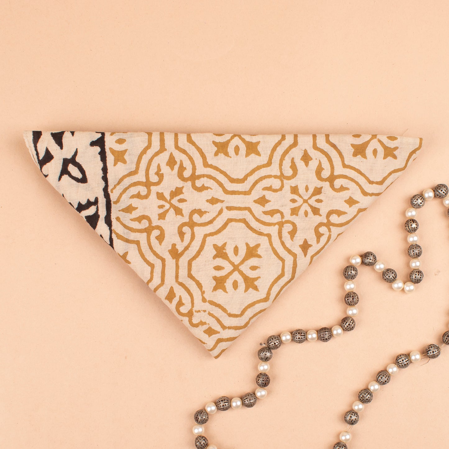 Handcrafted Cotton Bandanas, Sustainable Unisex Accessories, Vintage Print Head Wrap, Lightweight Neck Or Wrist Tie Gift Idea