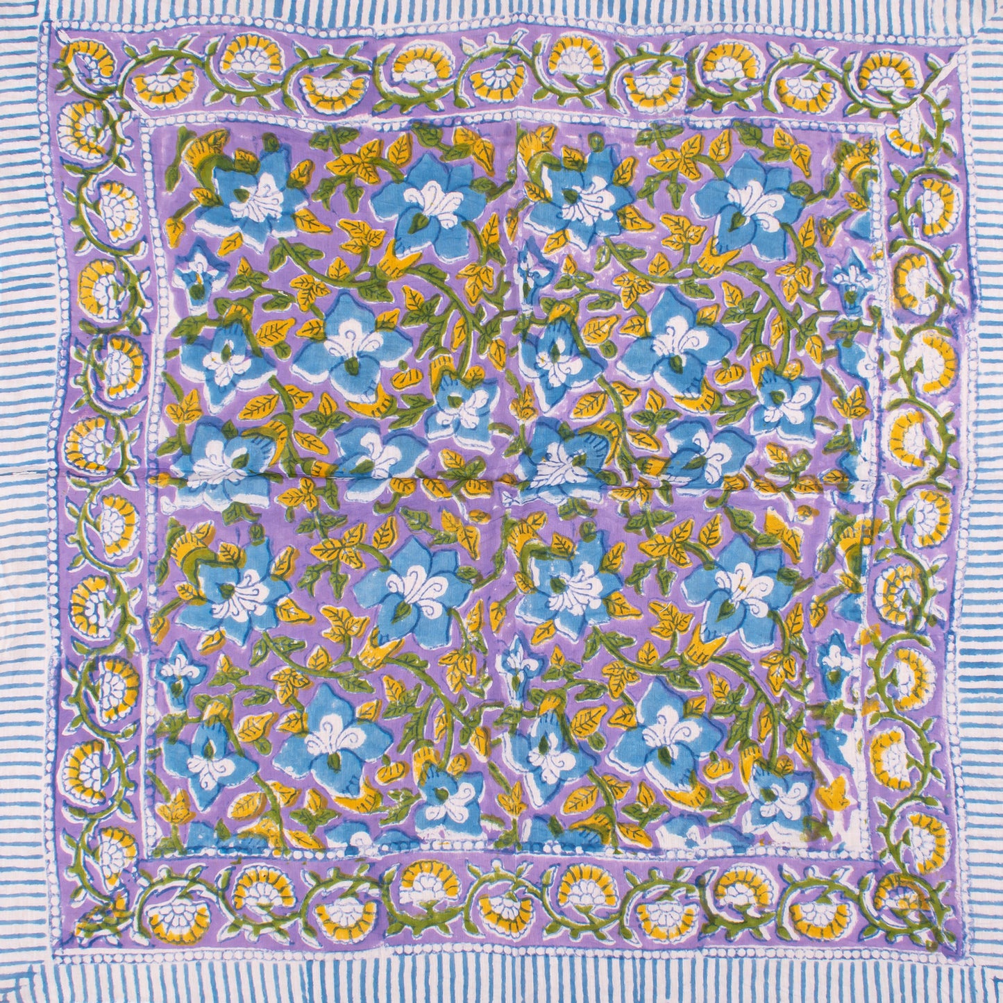 Vintage Style Wrap For Him & Her, Boho Neck Tie, Boho Floral Cotton Bandana Scarf, Lightweight Handmade Wrap