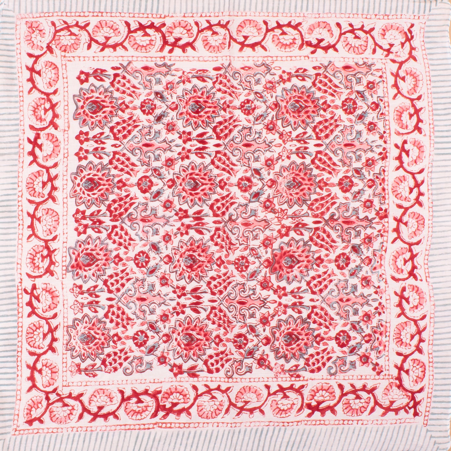 Unisex Accessory For Neck Or Hair Tie, Traditional Block Printed Bandana, Soft Cotton Neck Wraps, Unisex Boho Accessories