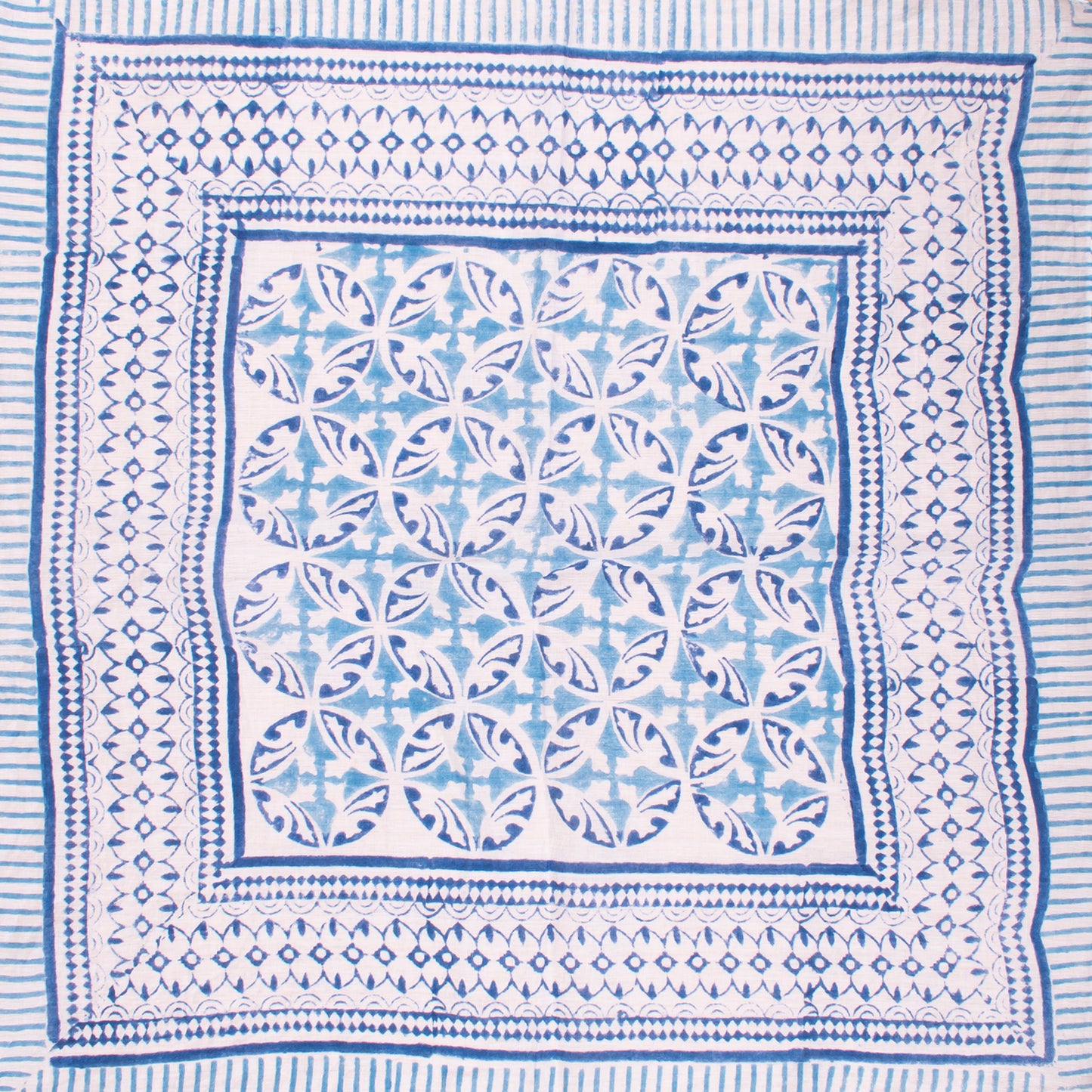 Set of 2 - Trendy Western Scarf For Festival & Outdoor, Handcrafted Bandana Scarf, Eco-Friendly Floral Print Cotton, Bohemian Head Tie