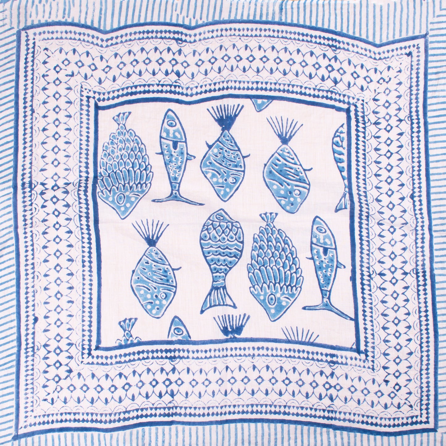 Set of 2 - Soft Cotton Boho Bandanas, Coastal Style Head Wrap, 100% Sustainable Cotton Neck Scarf, Trendy Boho Gift Accessory, Boho Hair Tie