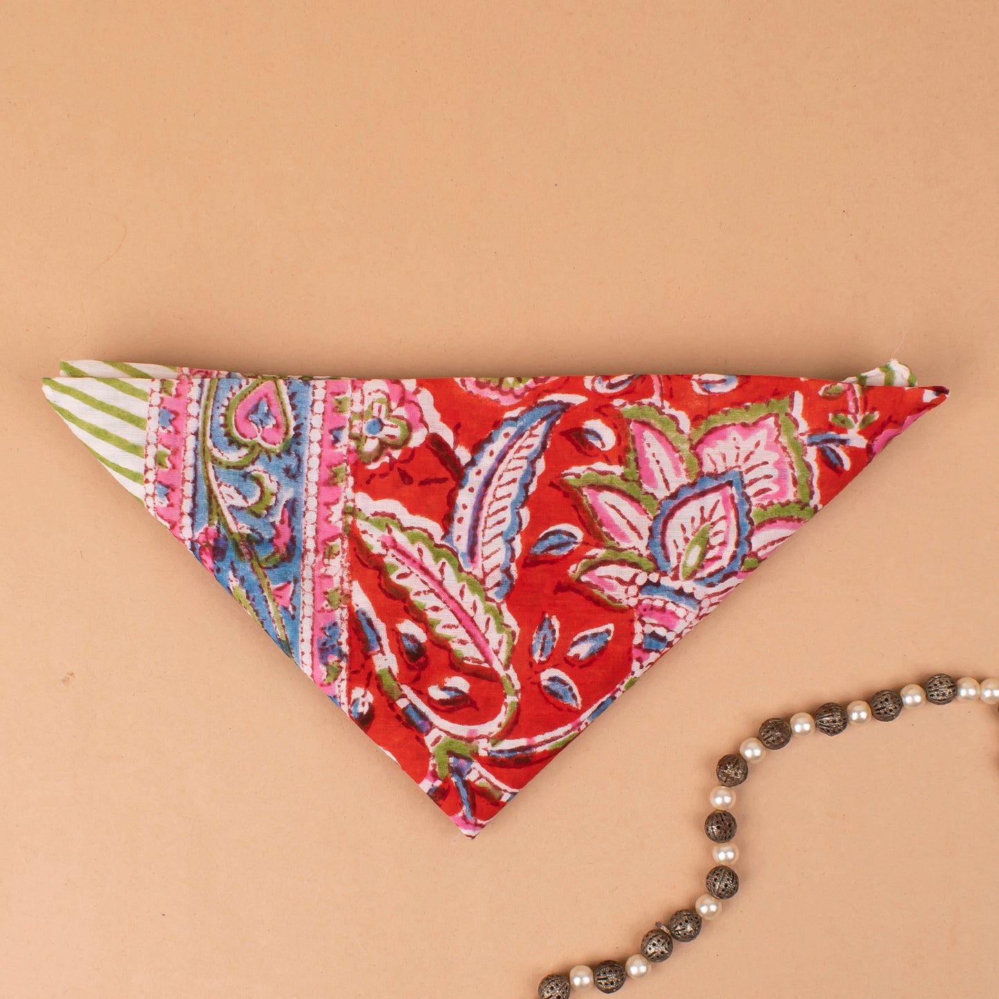 Sustainable Cotton Bandanas For Outdoor Use, Hiking, Dust Protection, Hair Wrap Or Stylish Boho Face Mask Alternative