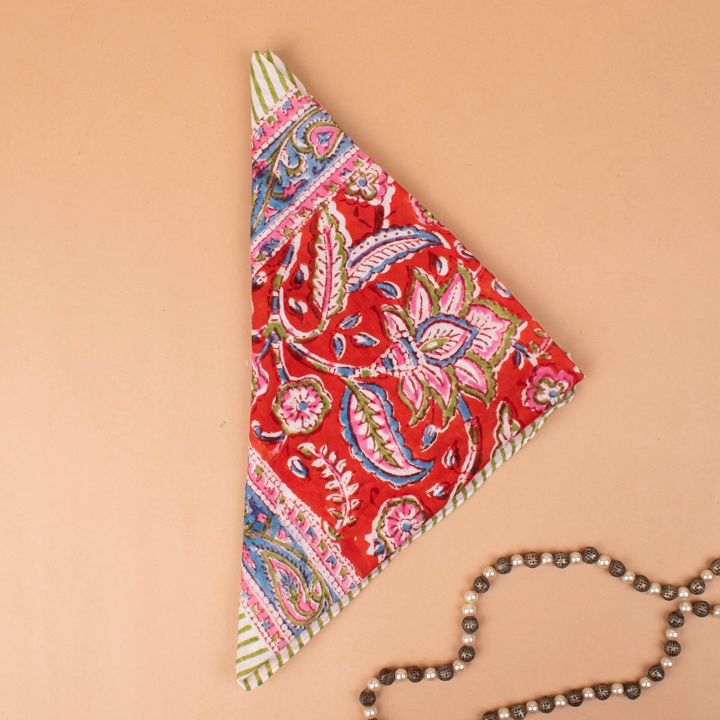 Sustainable Cotton Bandanas For Outdoor Use, Hiking, Dust Protection, Hair Wrap Or Stylish Boho Face Mask Alternative