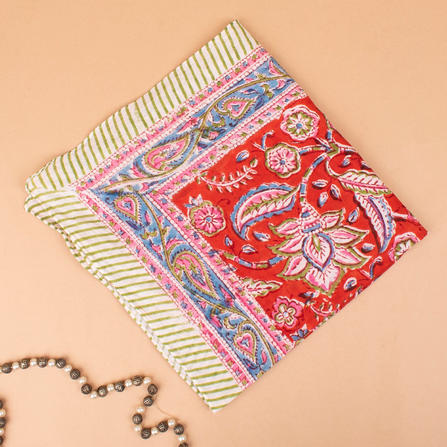 Sustainable Cotton Bandanas For Outdoor Use, Hiking, Dust Protection, Hair Wrap Or Stylish Boho Face Mask Alternative