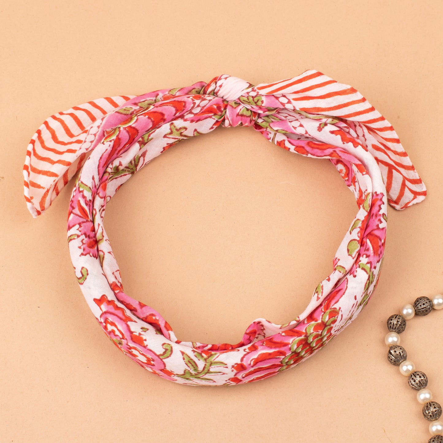 Lightweight Cotton Bandanas For All Ages, Stylish Handblock Printed Wrap For Hair, Neck, Face, Or Pet Summer Accessories