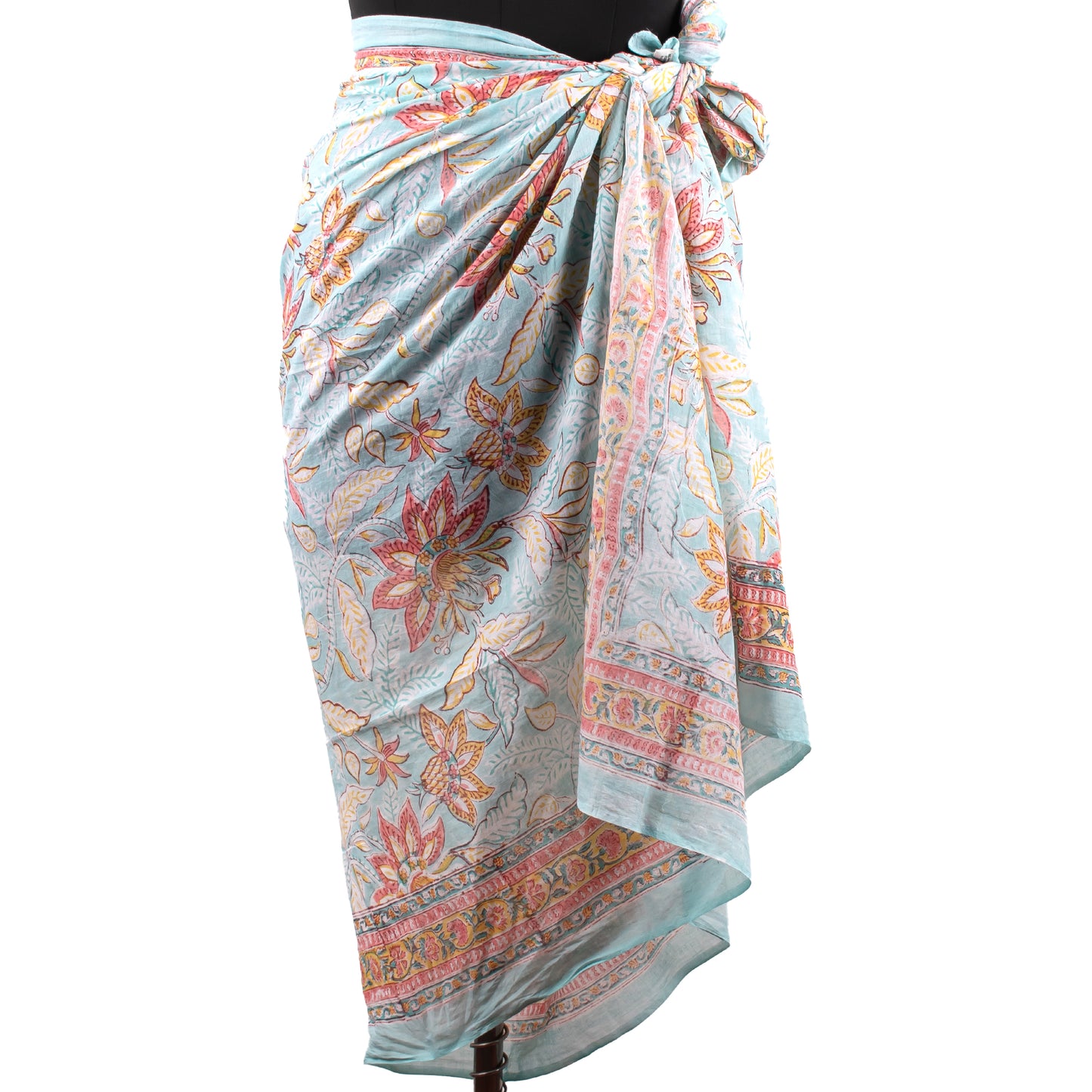 Summer Scarf With Tolitary Bag, Beach Sarong With Toiletry Bag To Her, Affordable Gift Combo, Boho Sarong Wrap Combo