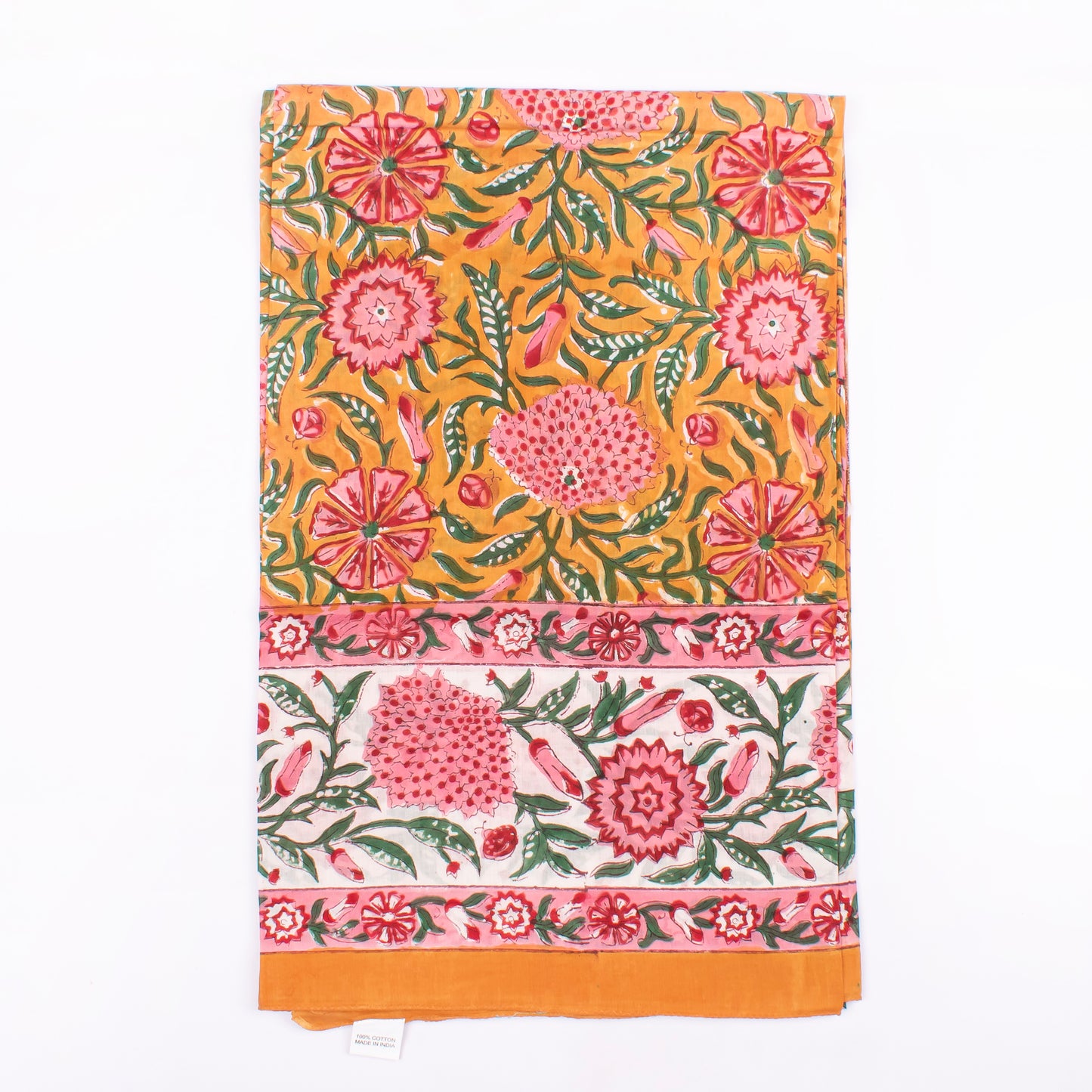 Combo of 4 - Summer Cover-Up, Hand Block Printed Scarves For Women, Sarong Beach Wrap, Lightweight Washable Pareo, Women’s Hand Block Scarf