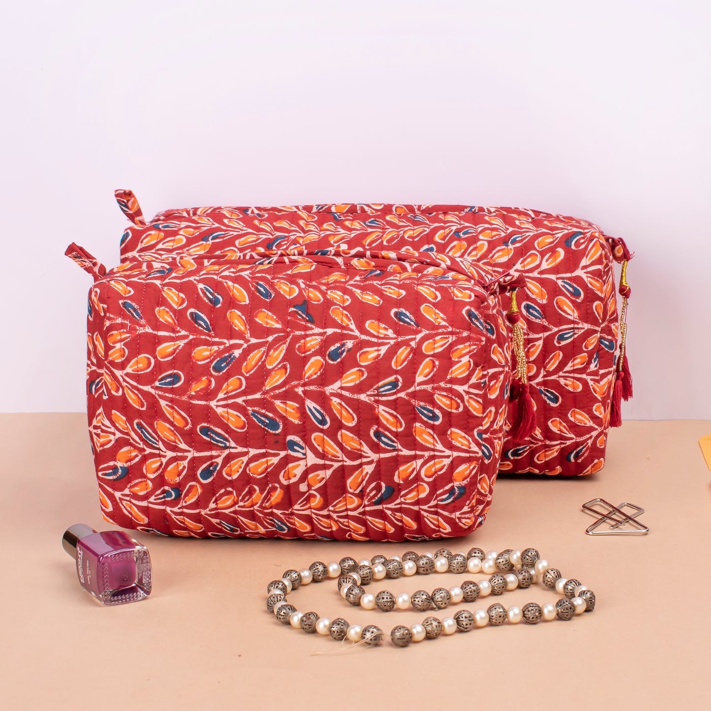 Reusable Bag, Washable & Waterproof, Mini Makeup Organizer, Small Wash Bag For Women - Set of 3