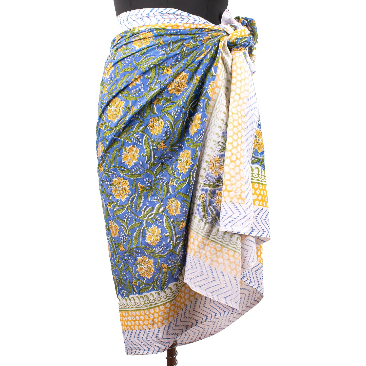 Printed Scarf And Mini Bag Combo, Bohemian Style Pareo And Pouch, Gift Idea For Her, Boho Sarong And Makeup Bag Combo, Printed Vanity Case