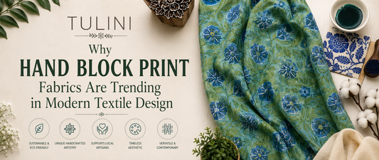 Why Hand Block Print Fabrics Are Trending in Modern Textile Design