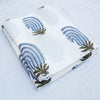 Hand Block Printed Natural Cotton Dress Sewing Fabric - 10 Yard