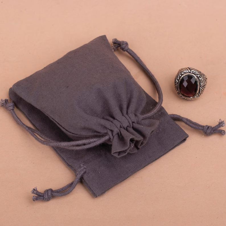 Cotton Drawstring Pouch | Jewelry &amp; Gift Packaging Bag