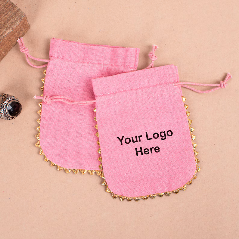Designer Drawstring Pouch | Jewelry &amp; Gift Packaging Bag