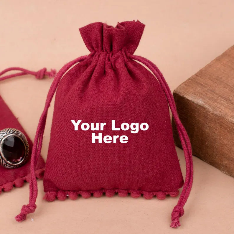 Handmade Drawstring Pouch | Jewelry &amp; Gift Packaging Bag