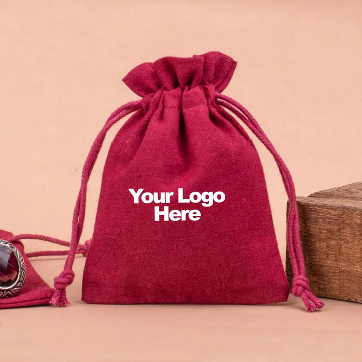 Cotton Drawstring Pouch | Jewelry &amp; Gift Packaging Bag