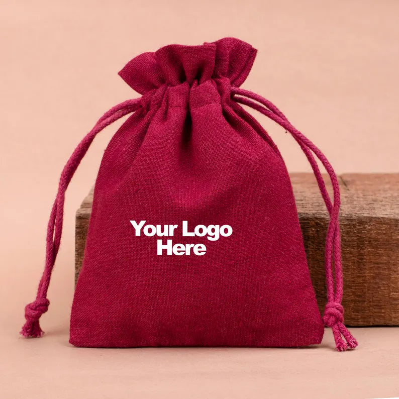 Cotton Drawstring Pouch | Jewelry &amp; Gift Packaging Bag