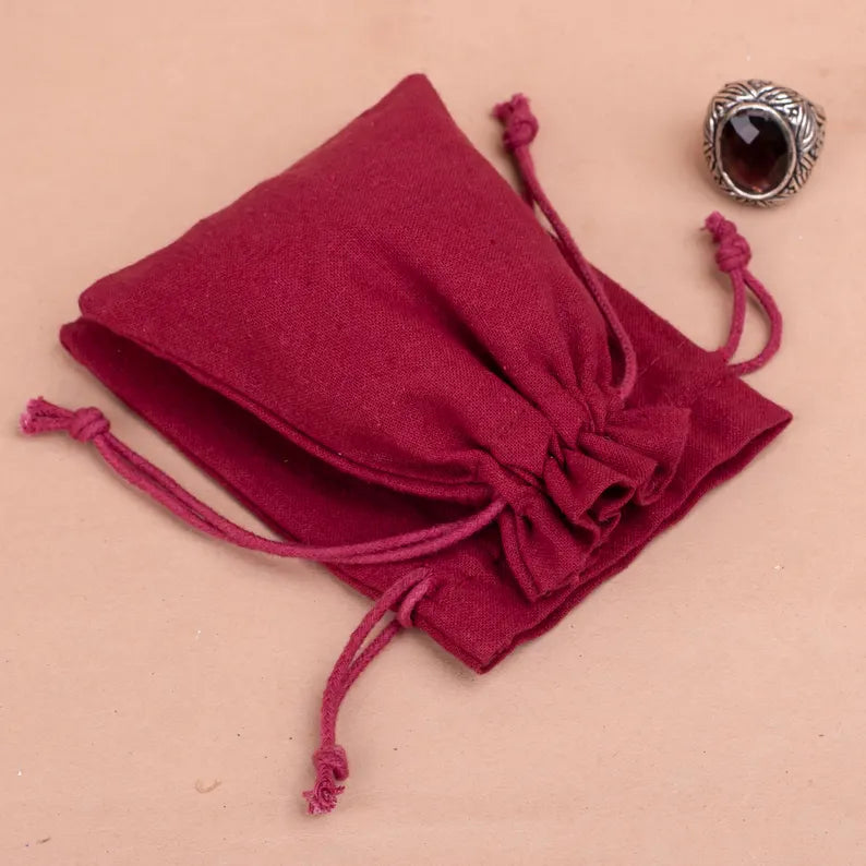 Cotton Drawstring Pouch | Jewelry &amp; Gift Packaging Bag
