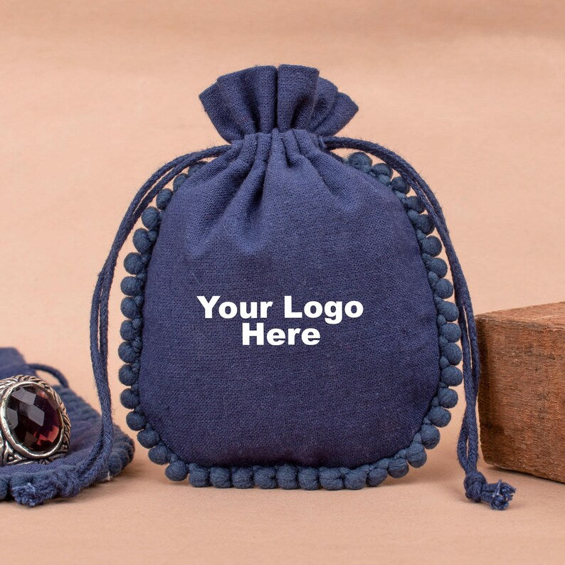 Handmade Drawstring Pouch | Jewelry &amp; Gift Packaging Bag