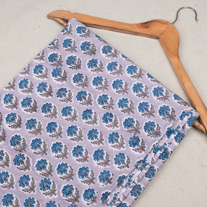 Hand Block Cotton Fabric by the Yard | Block Print Craft Fabric