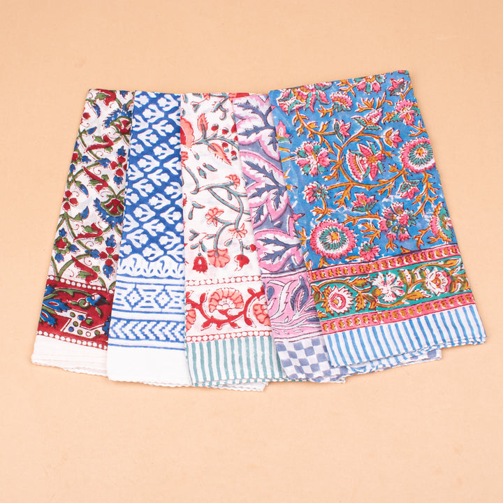 Set of 5 – Paisley Cotton Bandanas | Everyday Head Scarf