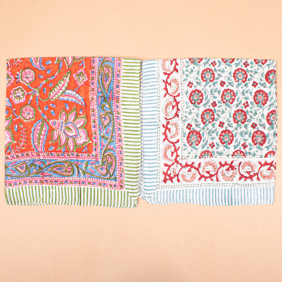Set of 7 – Paisley Cotton Bandanas | Everyday Head Scarf