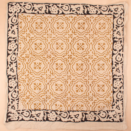 Set of 2 - 100% Cotton Handblock Printed Bandanas, Unisex Small Scarf, Sustainable Head Wrap, Stylish Boho Accessory, Eco-Friendly Neck Tie
