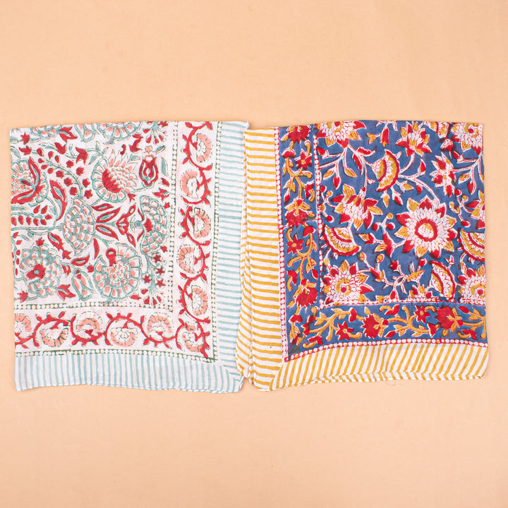 Set of 7 – Paisley Cotton Bandanas | Head Scarf &amp; Hair Wrap