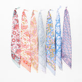 Set of 7 – Floral Cotton Bandanas | Printed Head Scarf & Hair Wrap