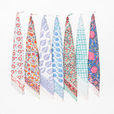 Set of 7 – Paisley Cotton Bandanas | Boho Head Scarf & Hair Wrap