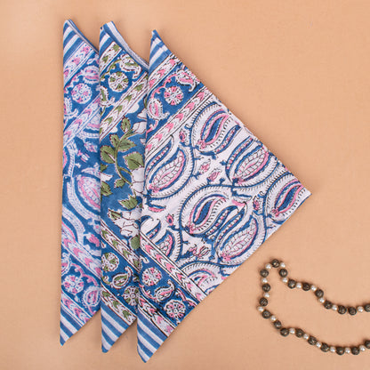 Set of 3 - Premium Cotton Bandana – Soft, Breathable & Versatile Headwear for Everyday Style