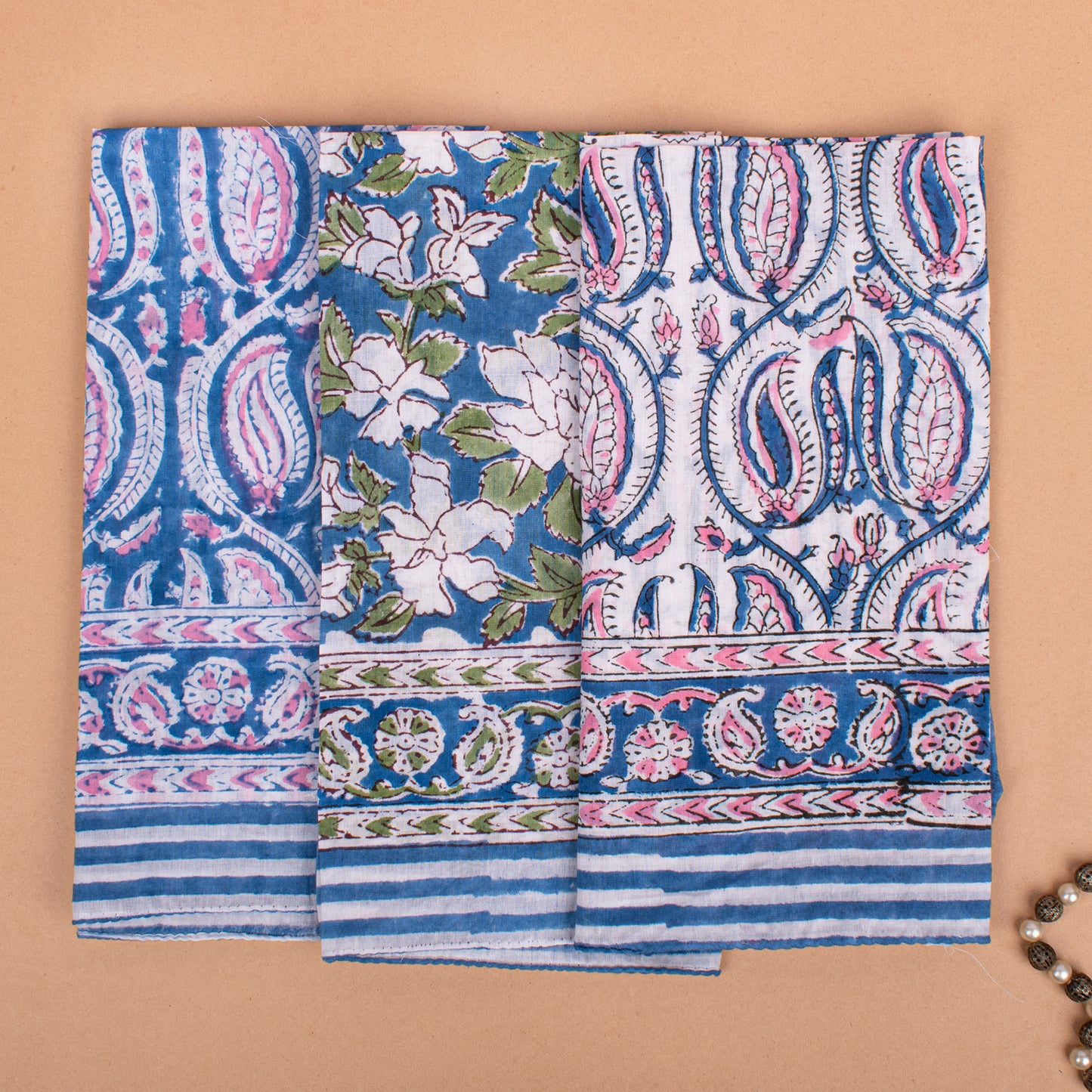 Set of 3 - Premium Cotton Bandana – Soft, Breathable & Versatile Headwear for Everyday Style