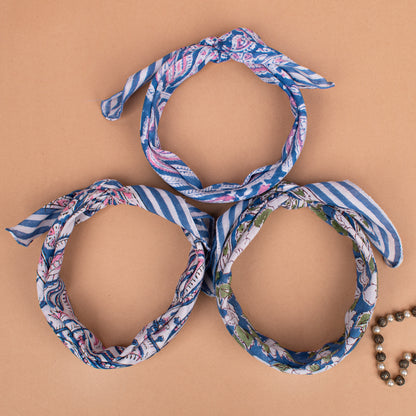 Set of 3 - Premium Cotton Bandana – Soft, Breathable & Versatile Headwear for Everyday Style