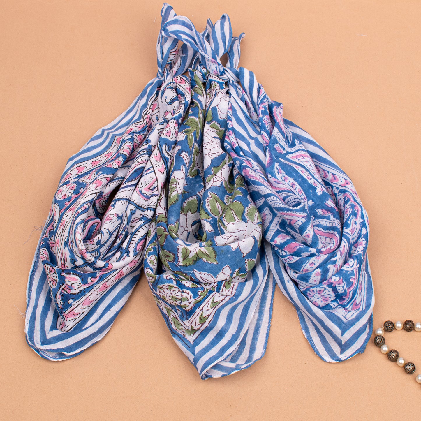 Set of 3 - Premium Cotton Bandana – Soft, Breathable & Versatile Headwear for Everyday Style