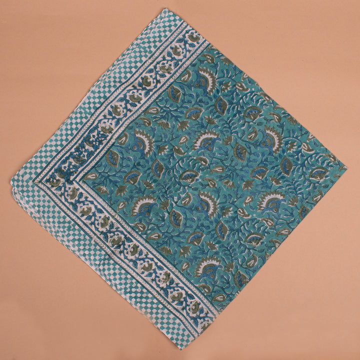 Boho Cotton Bandana 40x40 | Large Boho Head Scarf &amp; Hair Wrap