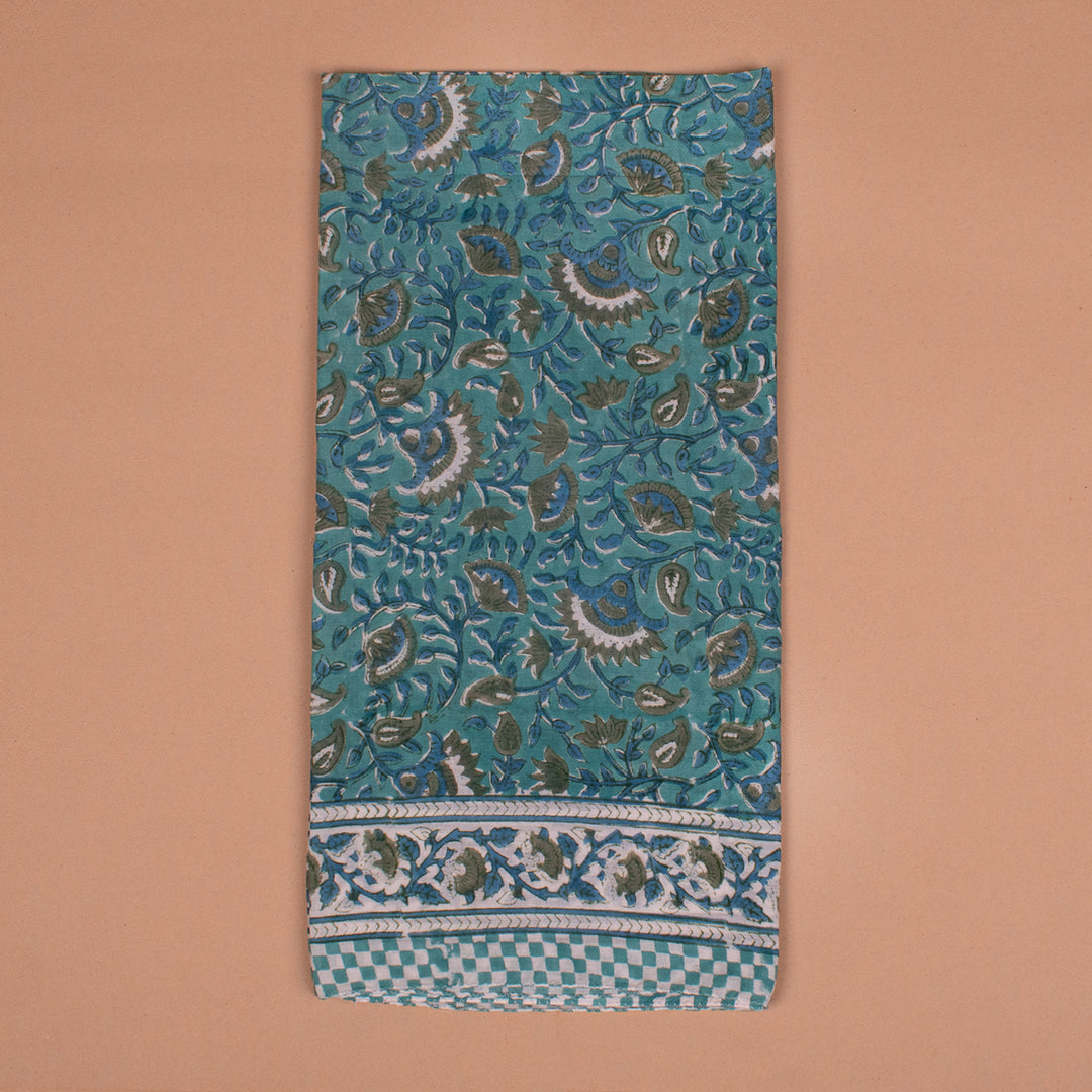 Boho Cotton Bandana 40x40 | Large Boho Head Scarf &amp; Hair Wrap