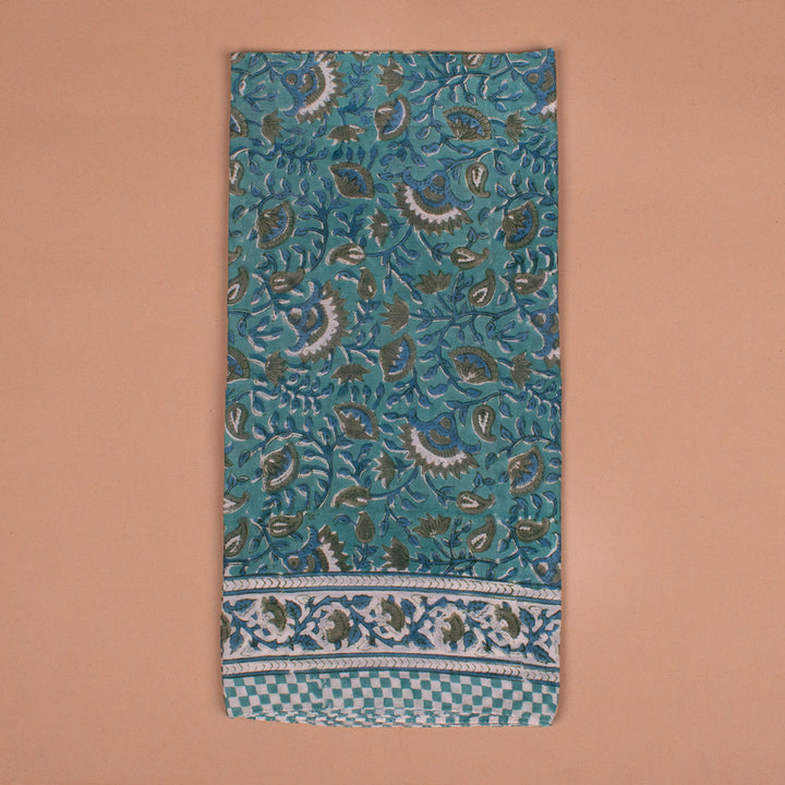 Boho Cotton Bandana 40x40 | Large Boho Head Scarf &amp; Hair Wrap