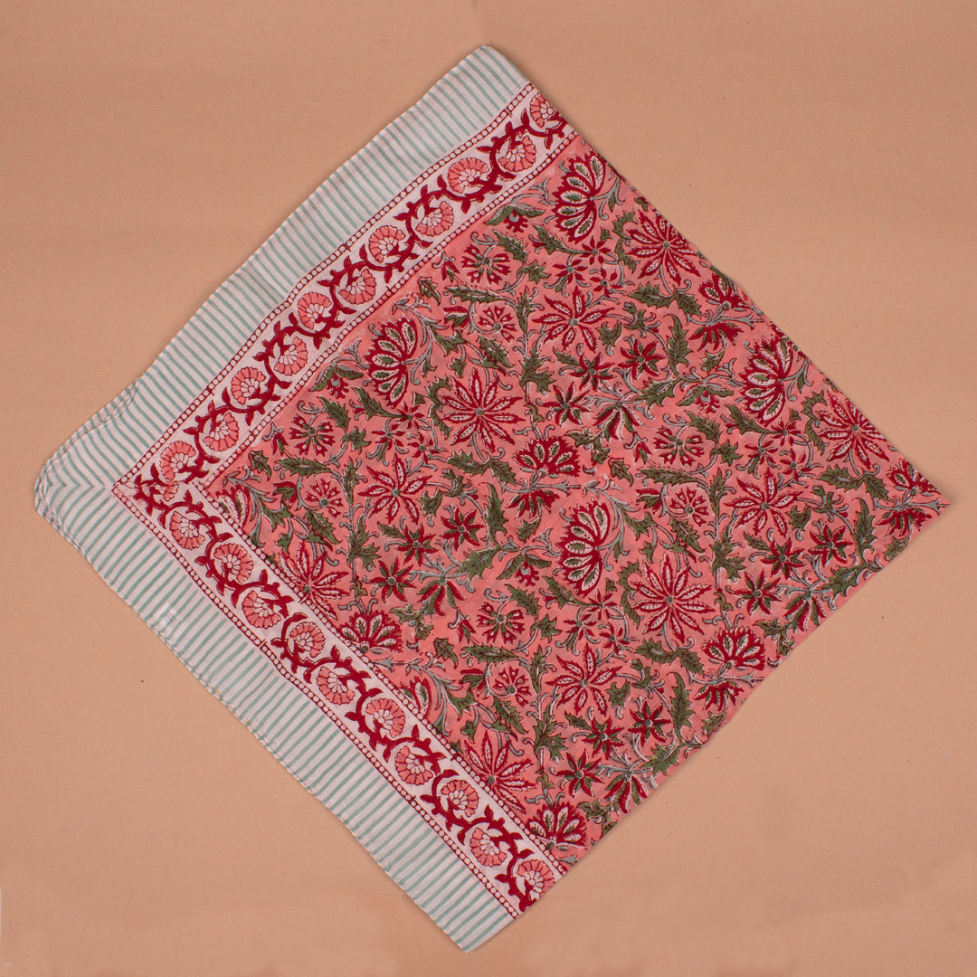 Boho Cotton Bandana 100x100 cm | Large Boho Everyday Head Scarf