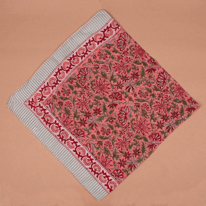 Boho Cotton Bandana 100x100 cm | Large Boho Everyday Head Scarf