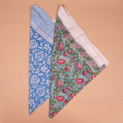 100% Cotton Oversized Bandana – 40x40 Head Scarf, Shawl & Sarong