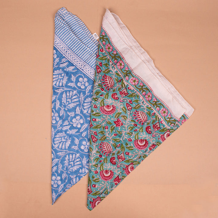 Hand Block Cotton Sarong | Beach Cover-Up &amp; Wrap Skirt