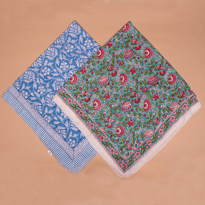 100% Cotton Oversized Bandana – 40x40 Head Scarf, Shawl & Sarong