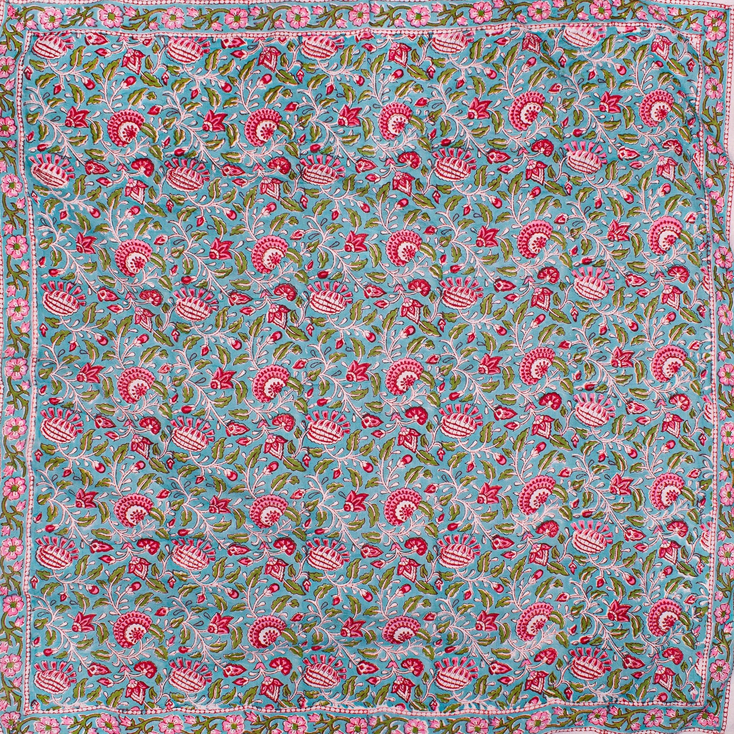 100% Cotton Oversized Bandana – 40x40 Head Scarf, Shawl & Sarong