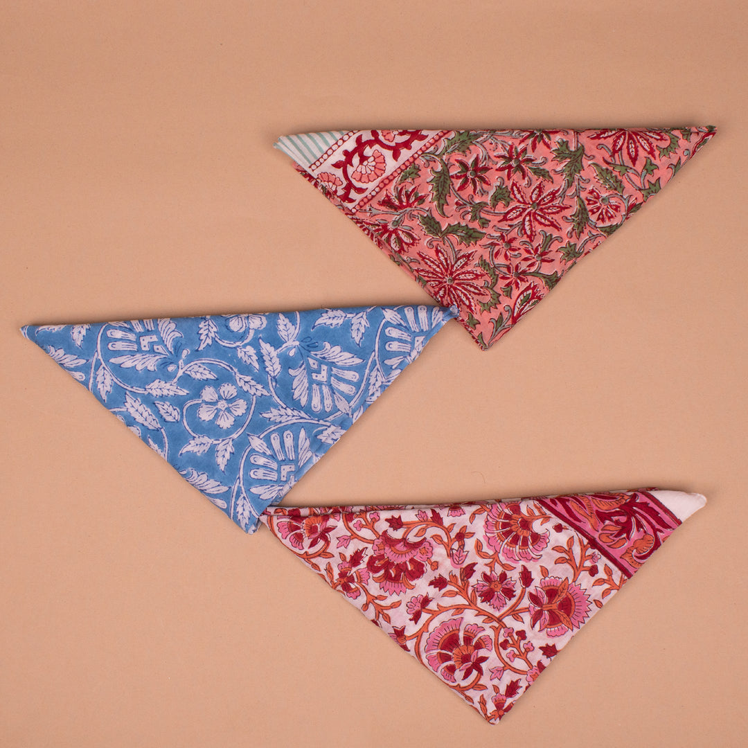 Set of 3 – Boho Cotton Sarong | Beach Cover-Up &amp; Wrap Skirt