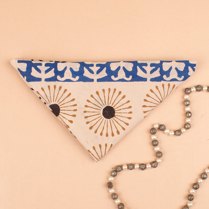 Boho Cotton Bandana | Printed Head Scarf &amp; Hair Wrap