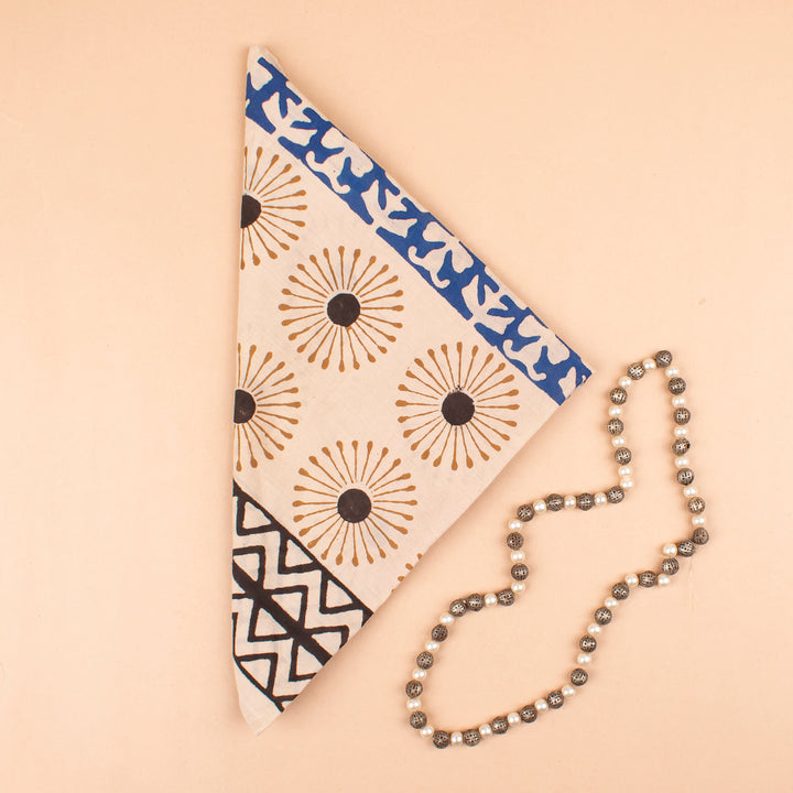 Boho Cotton Bandana | Printed Head Scarf &amp; Hair Wrap
