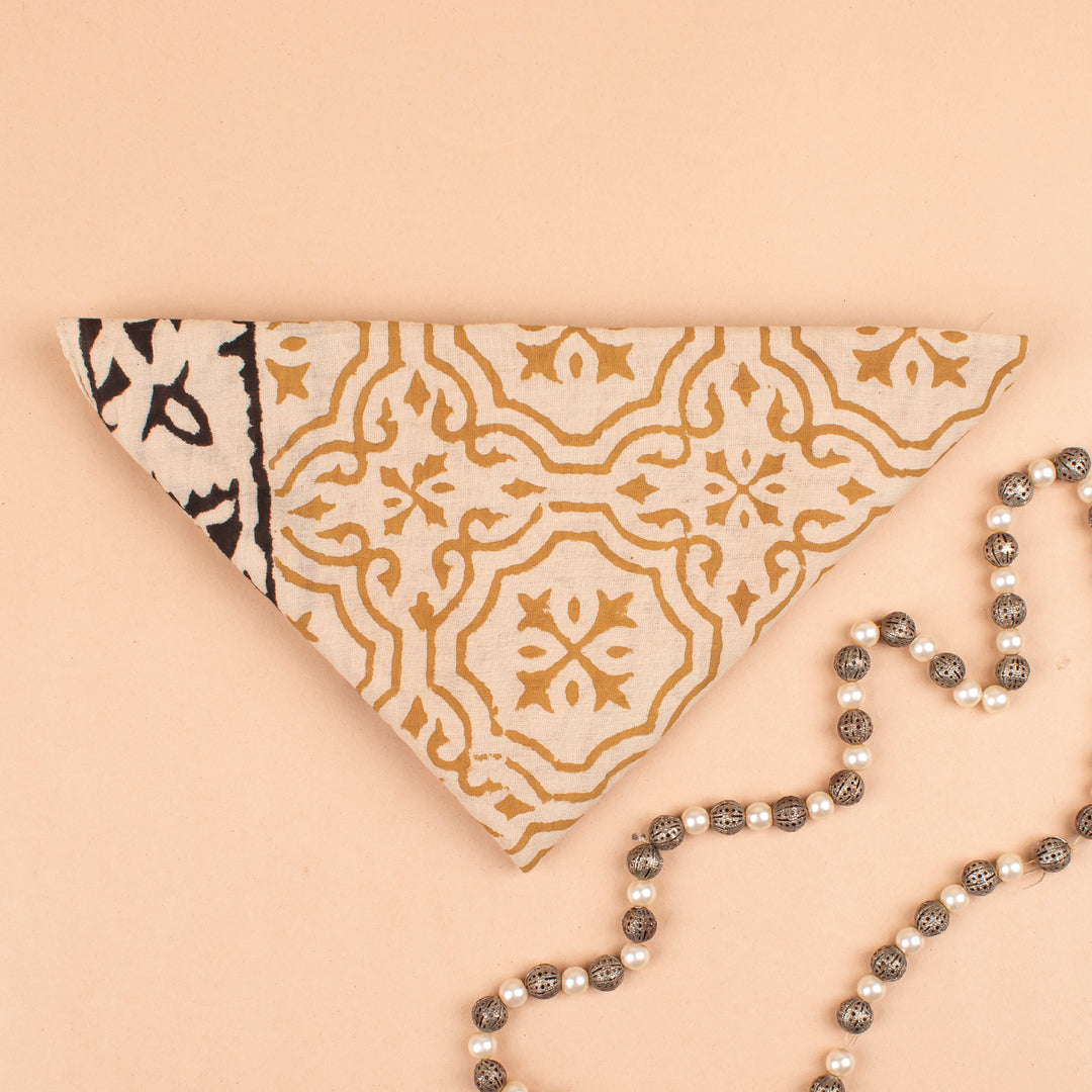 Vintage Cotton Bandana | Boho Head Scarf &amp; Hair Wrap
