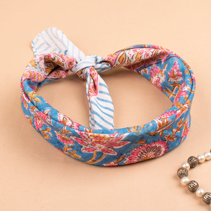 Boho Cotton Bandana | Hair Scarf &amp; Neck Wrap