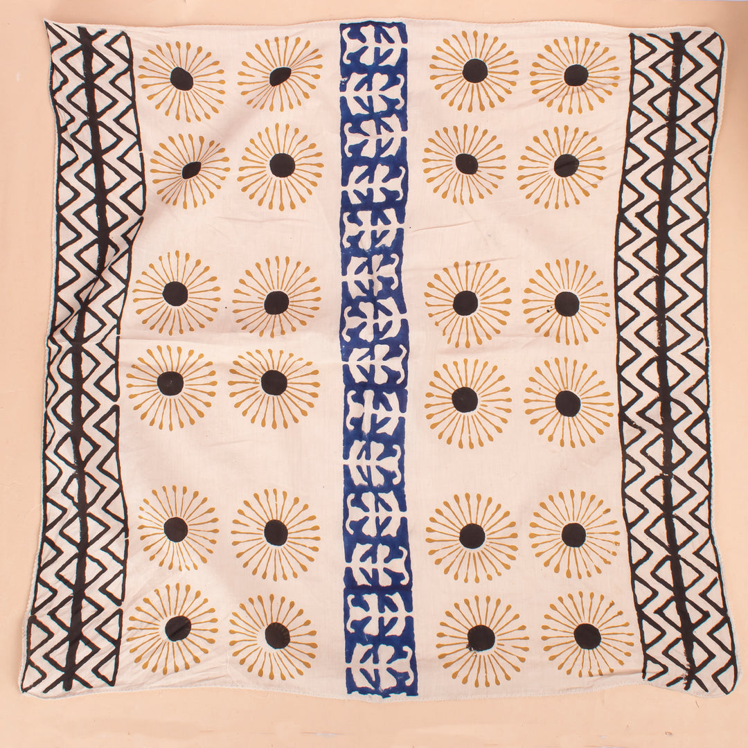 Set of 2 – Hand Block Cotton Sarong | Beach Cover-Up &amp; Wrap Skirt