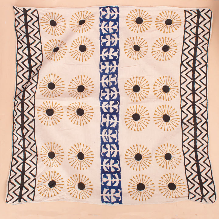 Set of 2 – Hand Block Cotton Sarong | Beach Cover-Up &amp; Wrap Skirt