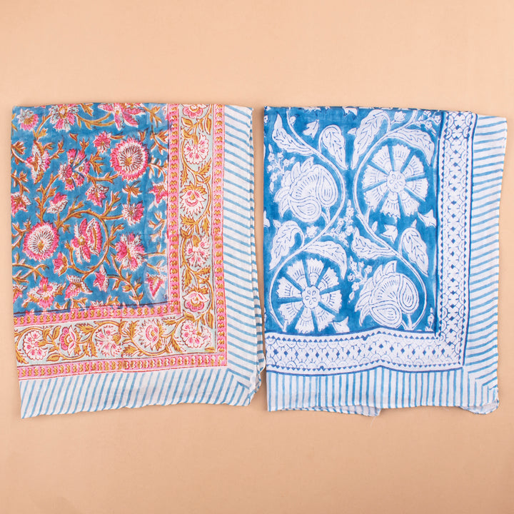 Set of 10 – Boho Cotton Bandanas | Head Scarf &amp; Hair Wrap